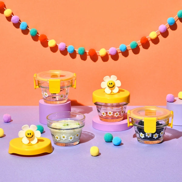 Glasslock X Wiggle Wiggle Baby Food Container Set (4PCS)