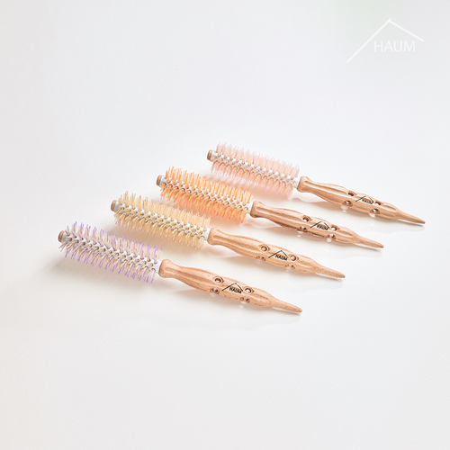 Haum Sole Plate Medium Root Volume Dry Roll Comb Brush