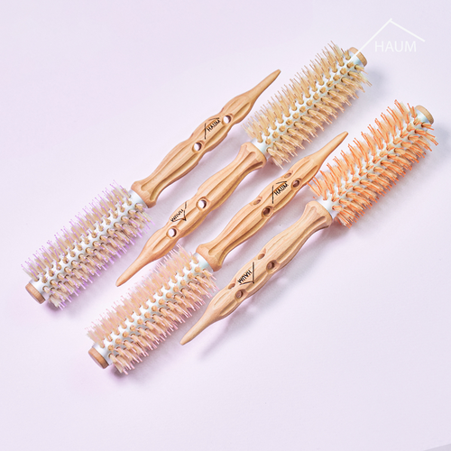 Haum Sole Plate Medium Root Volume Dry Roll Comb Brush