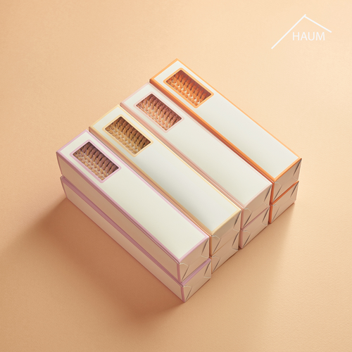 Haum Sole Plate Medium Root Volume Dry Roll Comb Brush