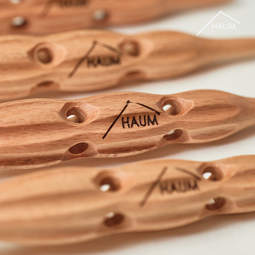 Haum Sole Plate Medium Root Volume Dry Roll Comb Brush