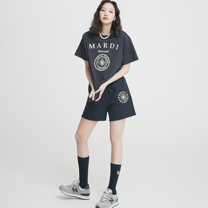 SWEAT SHORTS MARCHE EMBLEM