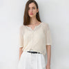 SCACCI TOP&CARDIGAN SET S