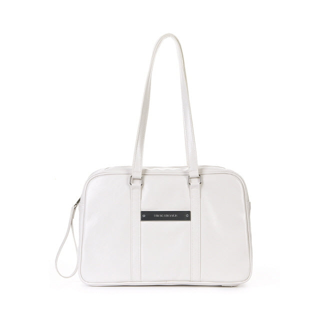 CRYSTAL LEATHER BOSTON BAG