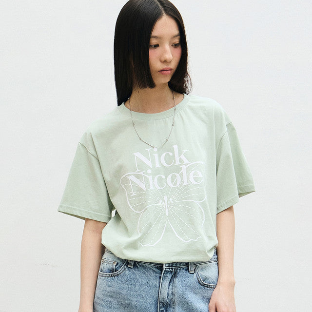 BIG BUTTERFLY SLEEVE TOP