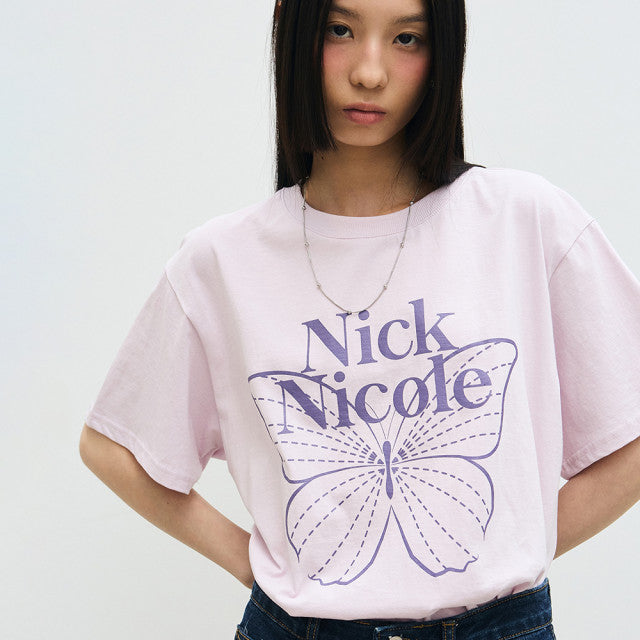 BIG BUTTERFLY SLEEVE TOP