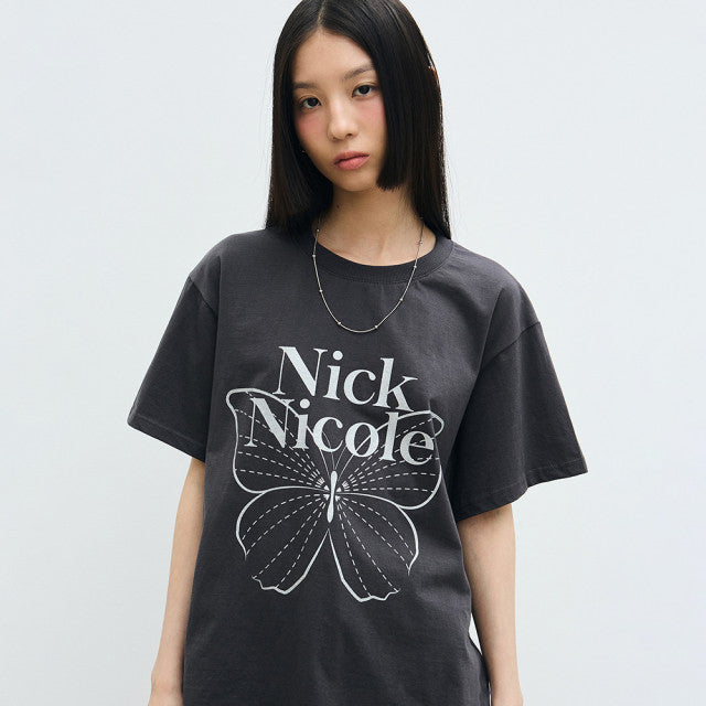 BIG BUTTERFLY SLEEVE TOP