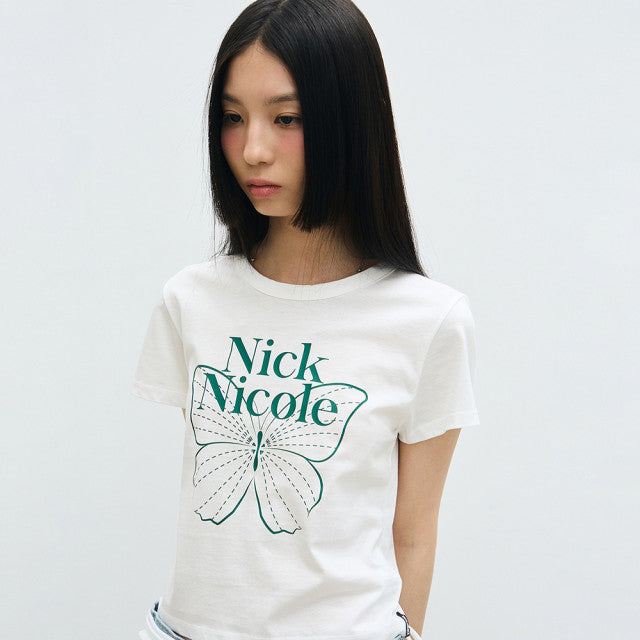 BUTTERFLY SIGNATURE CROP TOP