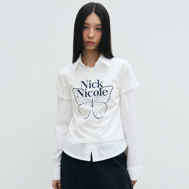 BUTTERFLY SIGNATURE CROP TOP