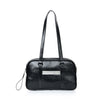CRYSTAL LEATHER MINI BOSTON BAG