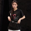I LOVE BUTTERFLY SLEEVE TOP