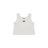 [Acmé de la Vie] ADLV X LISA CIRCLE WAPPEN CROP TANK TOP - WHITE