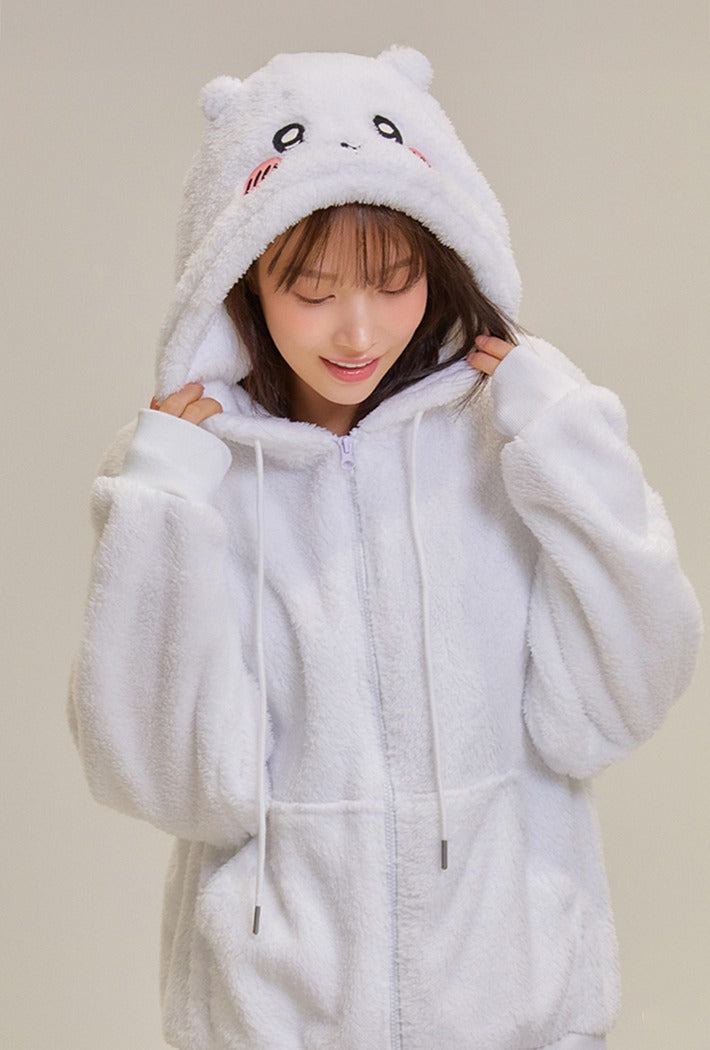 (Chiikawa 2025 FW) hooded Zip-Up 連帽拉鍊外套