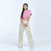 [Acmé de la Vie] ADLV X LISA CIRCLE WAPPEN CROP SHORT SLEEVE T-SHIRT - PINK