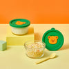 Glasslock X Wiggle Wiggle Rice Bowl Round Set (2PCS)