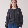HEART RIBBON JACQUARD KNIT CARDIGAN