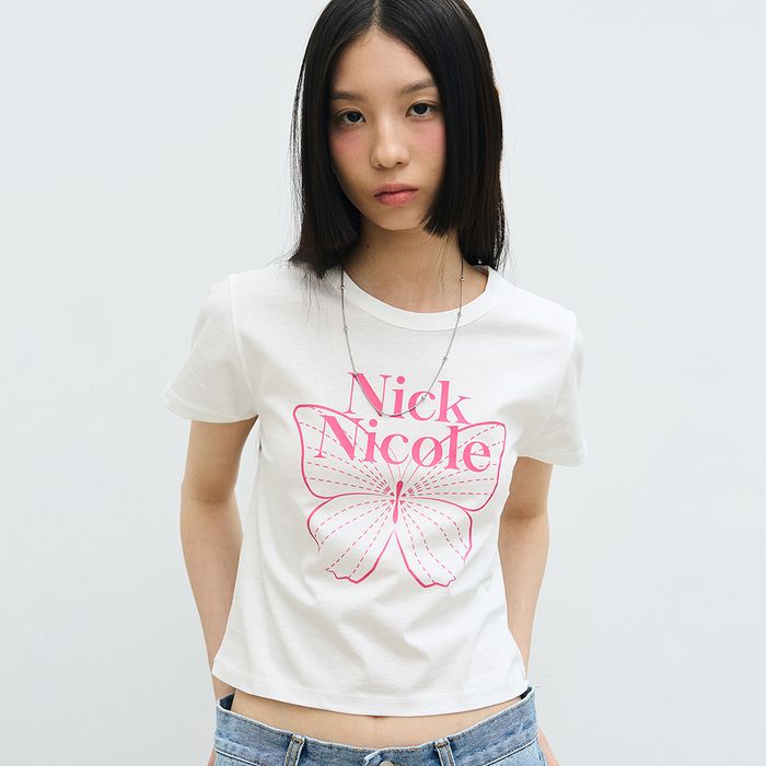 BUTTERFLY SIGNATURE CROP TOP