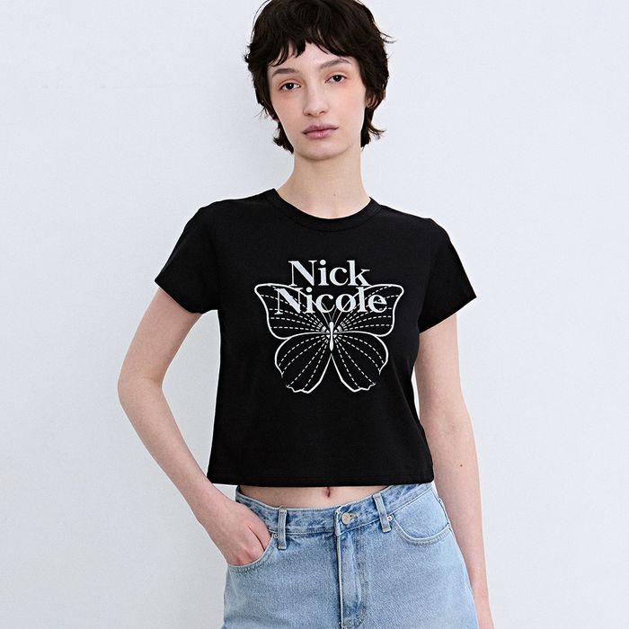 BUTTERFLY SIGNATURE CROP TOP