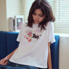 DTP Doodle Art Crop Short Sleeve T-Shirt