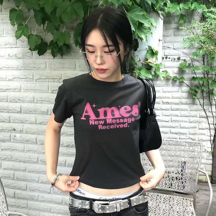 ROUND HEM CROP TEE
