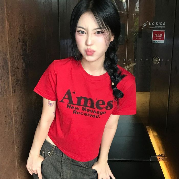 ROUND HEM CROP TEE