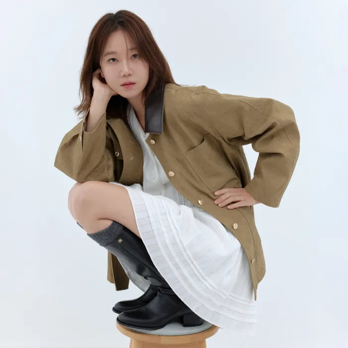 Gold Button Work Jacket