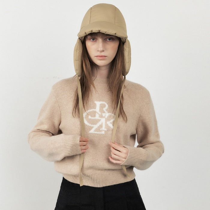 LAMBSWOOL SYMBOL LOGO KNIT
