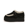 Bbodeuk Platform Winter Loafers 4cm