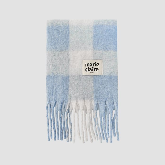 Mini Cotton Candy Check Muffler