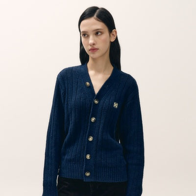 Faro Oversized Boucle Cardigan