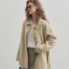 Cashmere Wool Handmade Half Coat