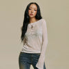 STAR WING SHEER LONG SLEEVE