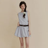 Beckering Low Rise Shirring Dress