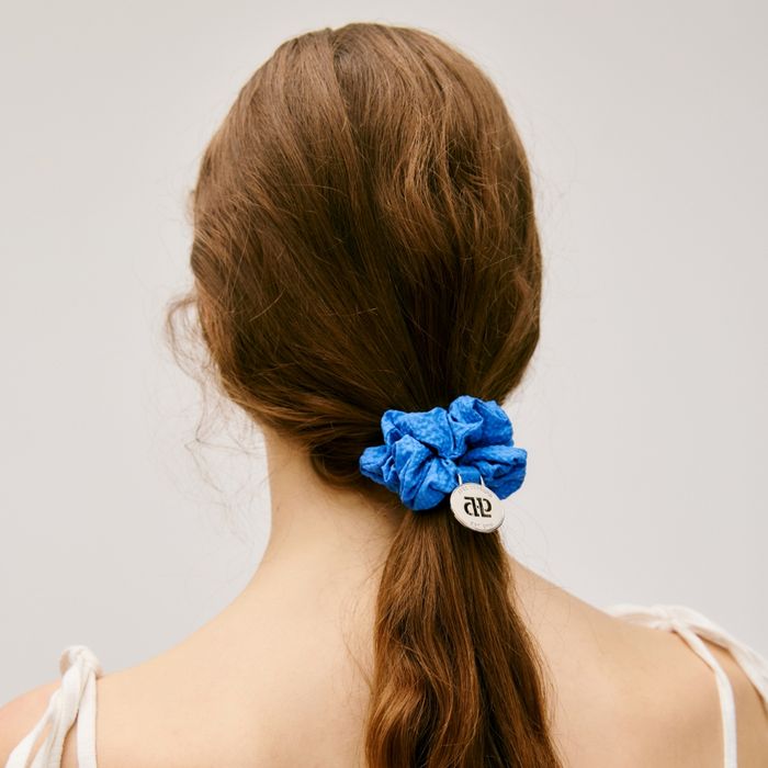 Coin Charm Scrunchie