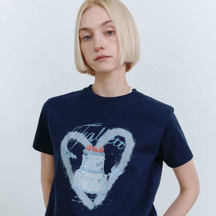 CAKE DRAWING SHORT SLEEVE TEE