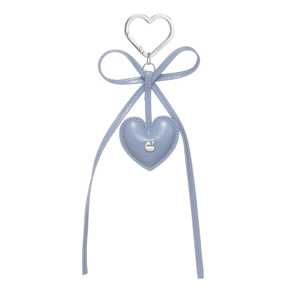 Heart And Ribbon Charm