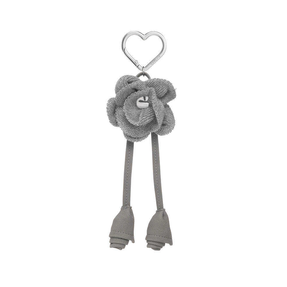 Knit Flower Charm