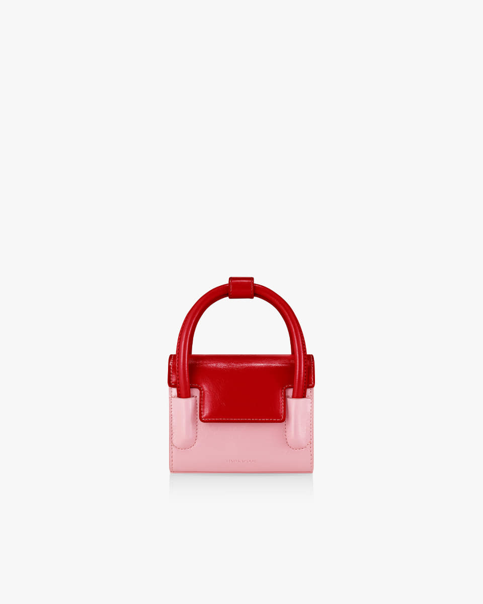 Marty Bag 12 Crinkled - Pink Red