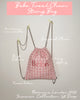 Bébé Tweed Chain String Bag - Pink