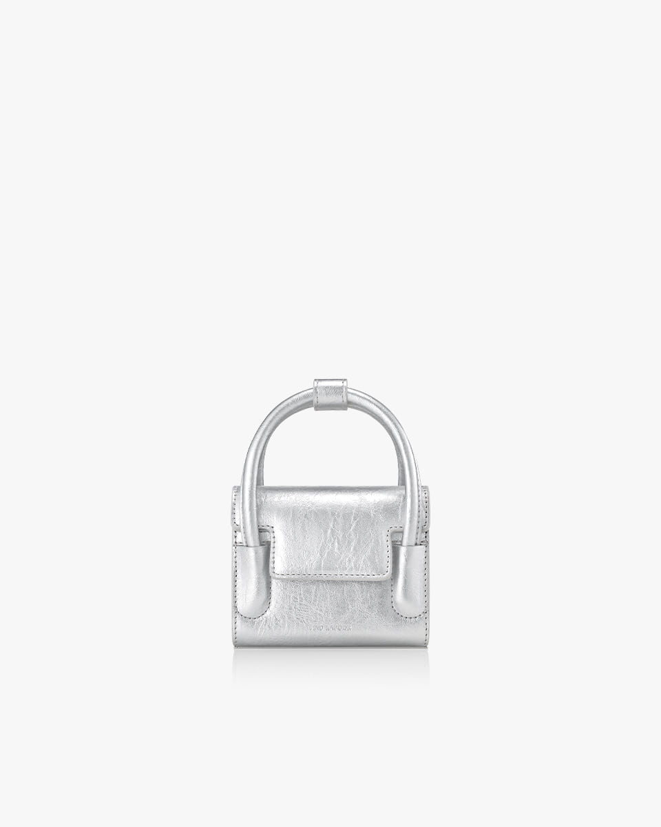 Marty Bag 12 Crinkled - Silver