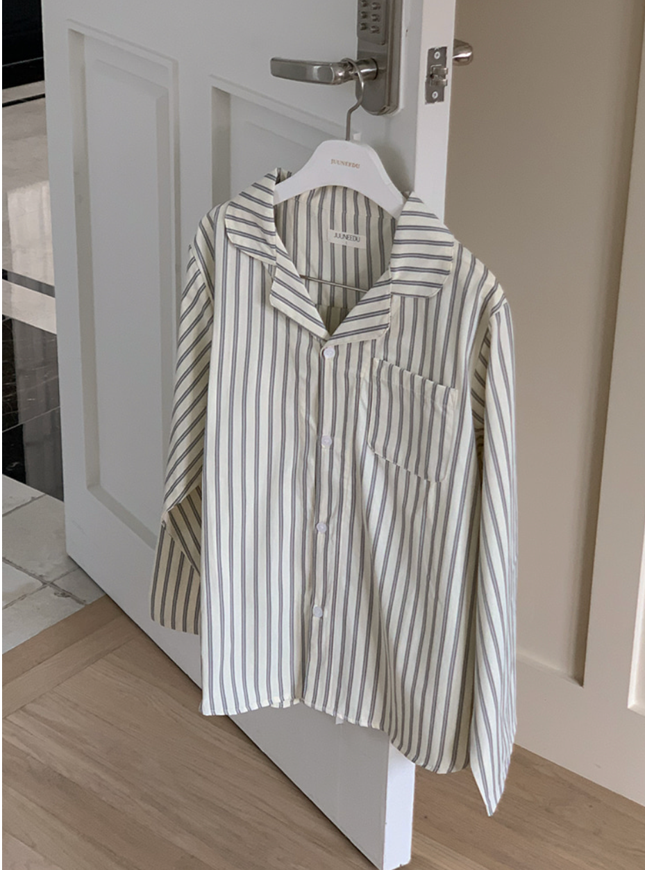 J'eu Hey Striped Pajama Set 條紋長袖睡衣套裝