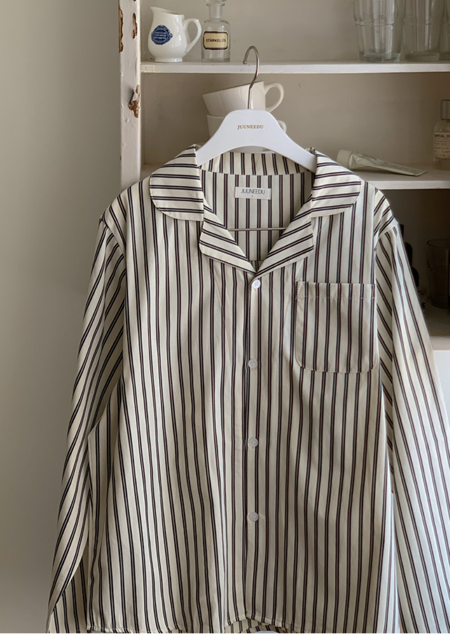 J'eu Hey Striped Pajama Set 條紋長袖睡衣套裝
