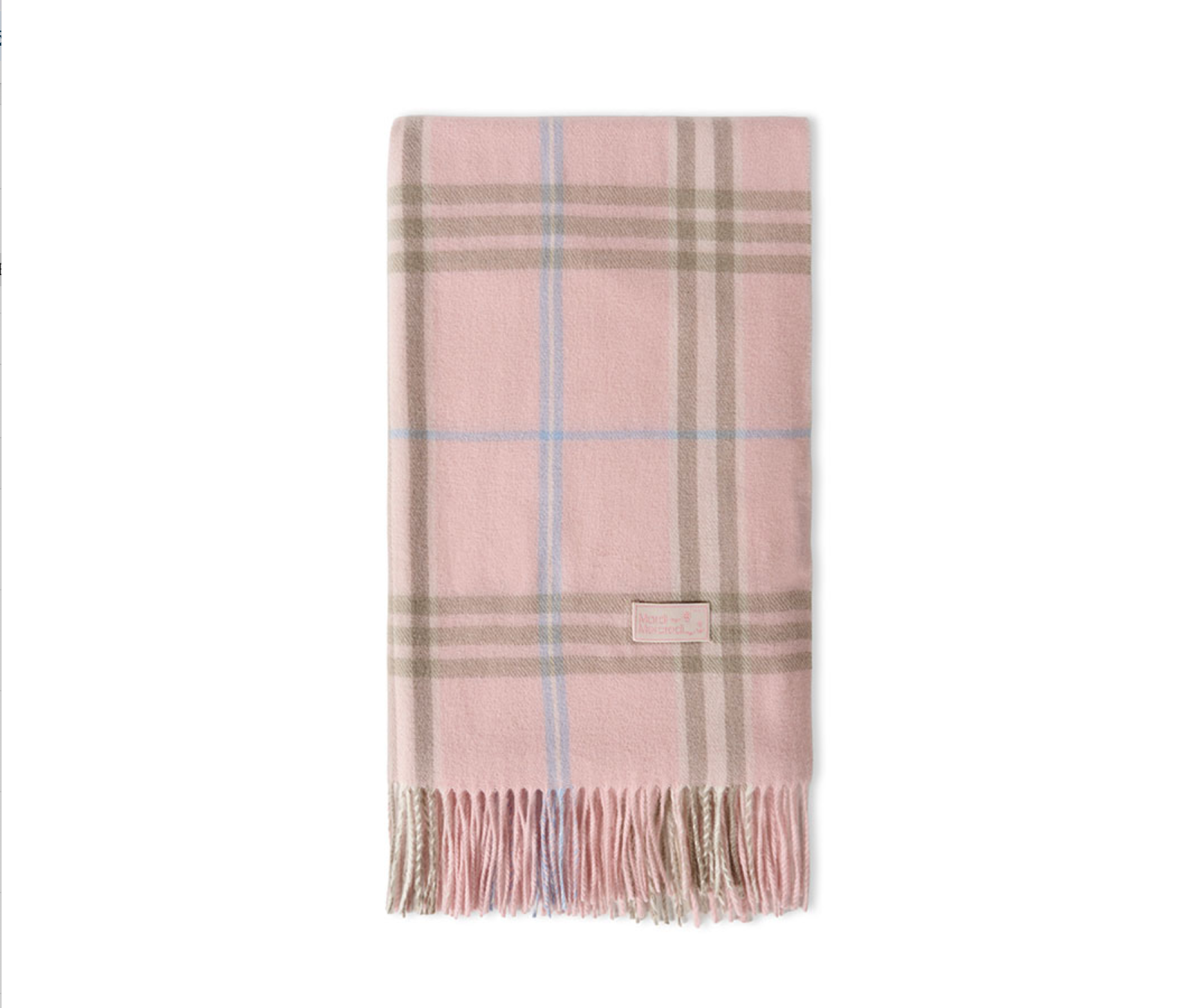 MARDI MERCREDI WOOL MUFFLER CHECK
