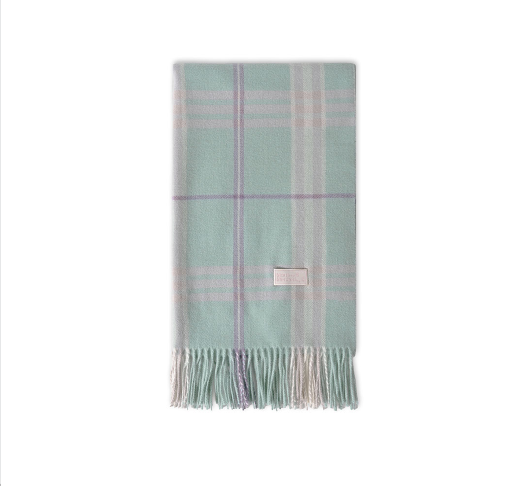 MARDI MERCREDI WOOL MUFFLER CHECK