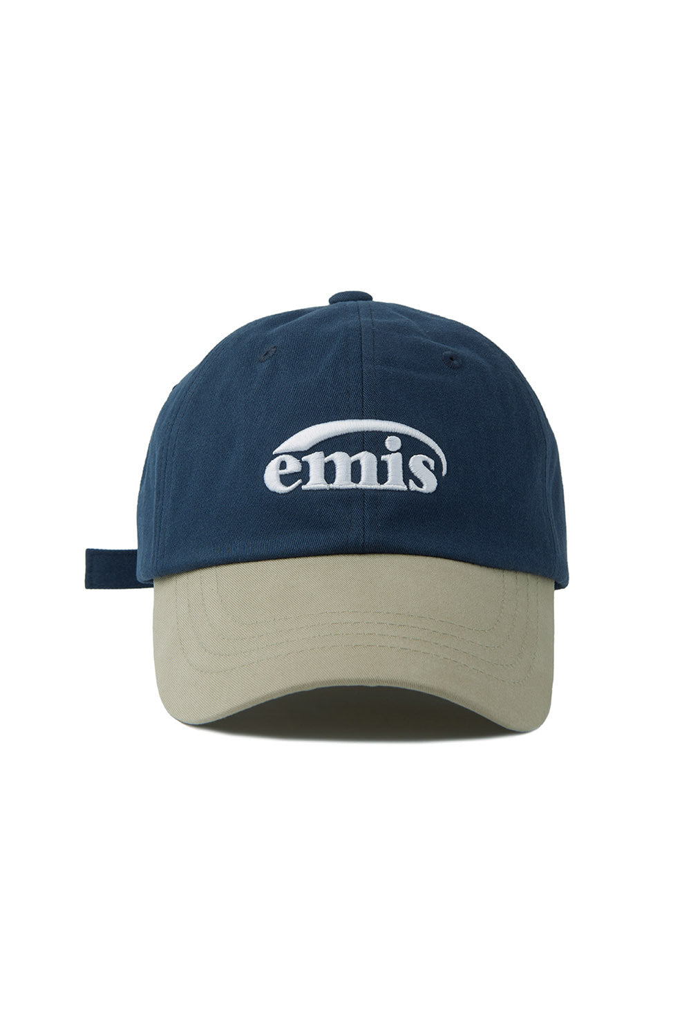 NEW LOGO MIX BALL CAP - BEIGE / NAVY