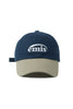 NEW LOGO MIX BALL CAP - BEIGE / NAVY