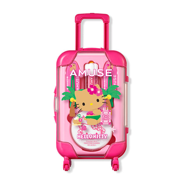 [Tanning Hello Kitty Limited Edition] Quick Makeup Mini Luggage Set