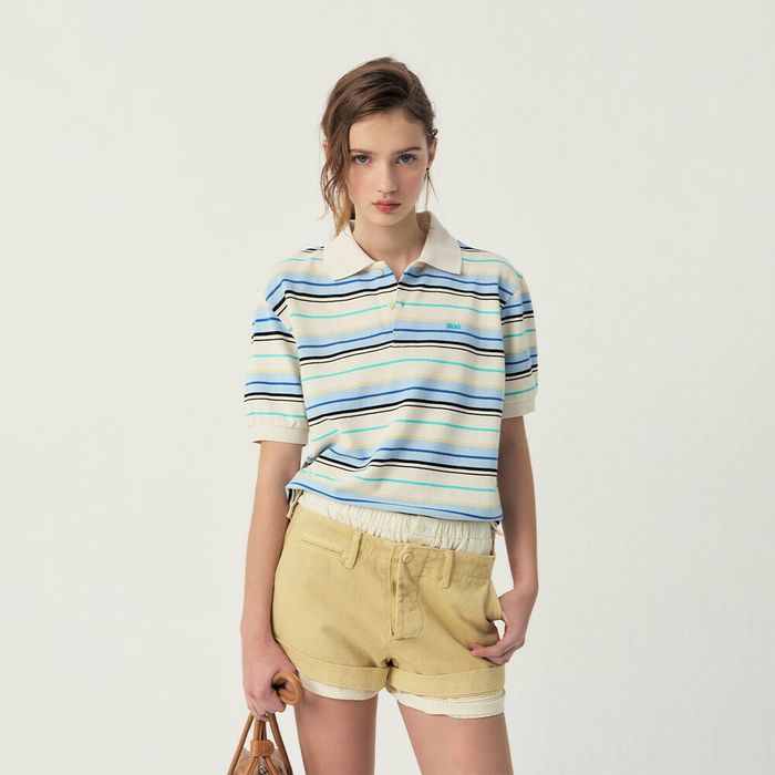 CARELL STRIPE PIQUE SHIRT