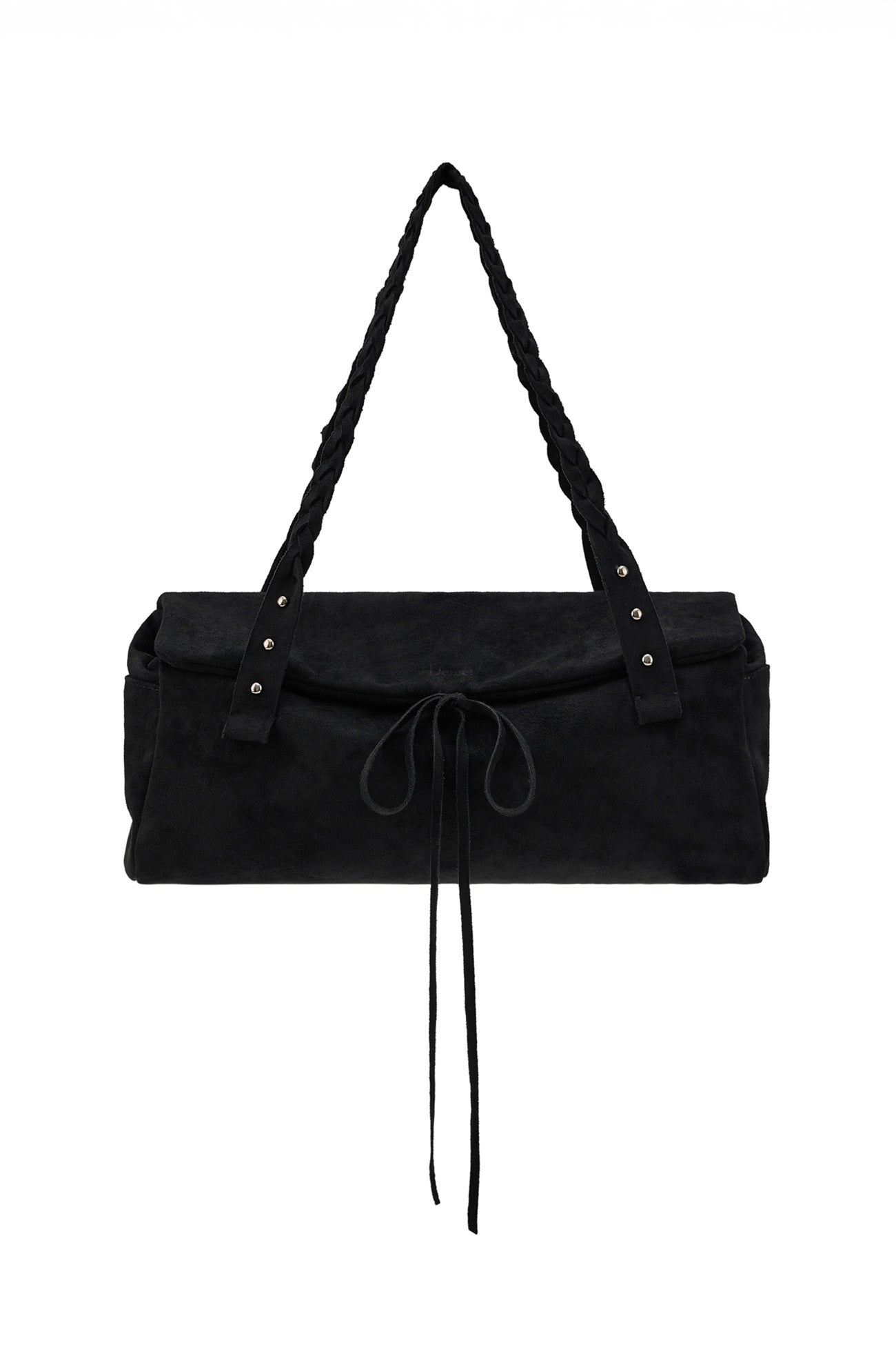 RIBBON-DETAIL SHOULDER BAG