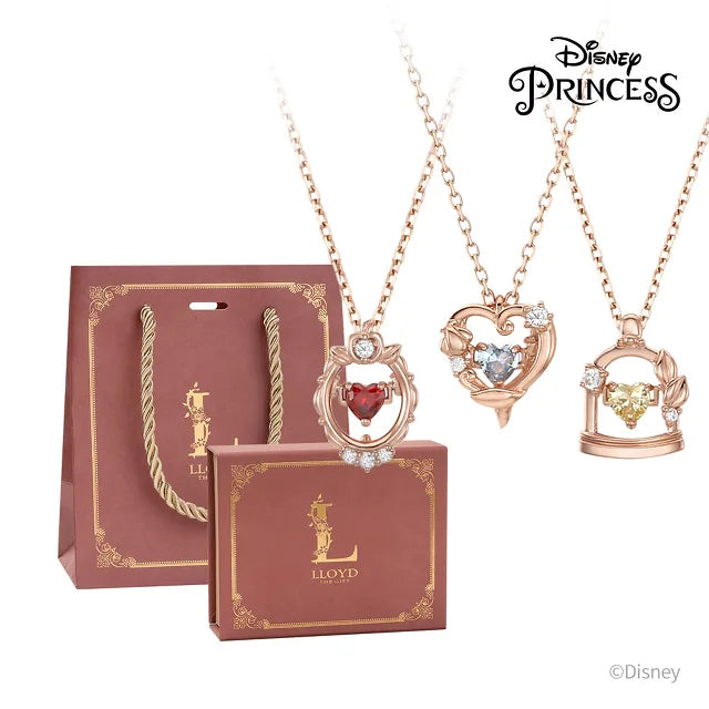 [LLOYD X Disney Princess Collaboration] Awesome Heart Silver Necklace